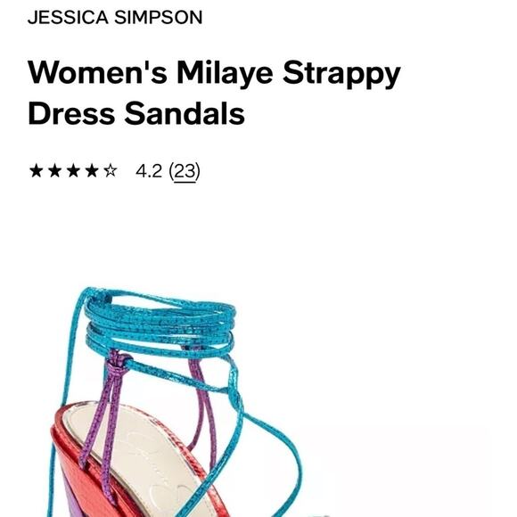 Jessica Simpson Milaya Heel Sz 6M - Picture 2 of 6